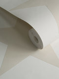 Style Sisters beige double star wallpaper 10m - British product