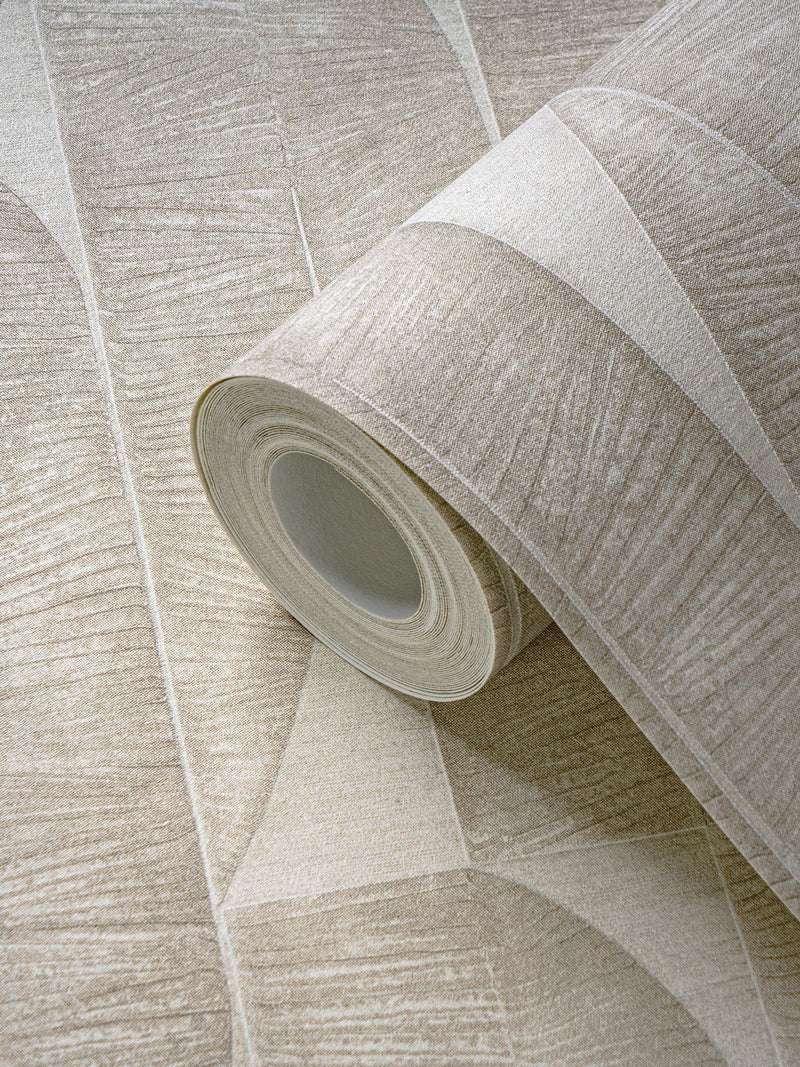Galerie Beige Tree Leaf wallpaper 10m, UK version
