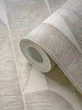 Galerie Beige Tree Leaf wallpaper 10m, UK version
