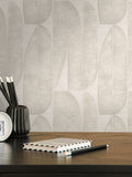 Galerie Beige Tree Leaf wallpaper 10m, UK version