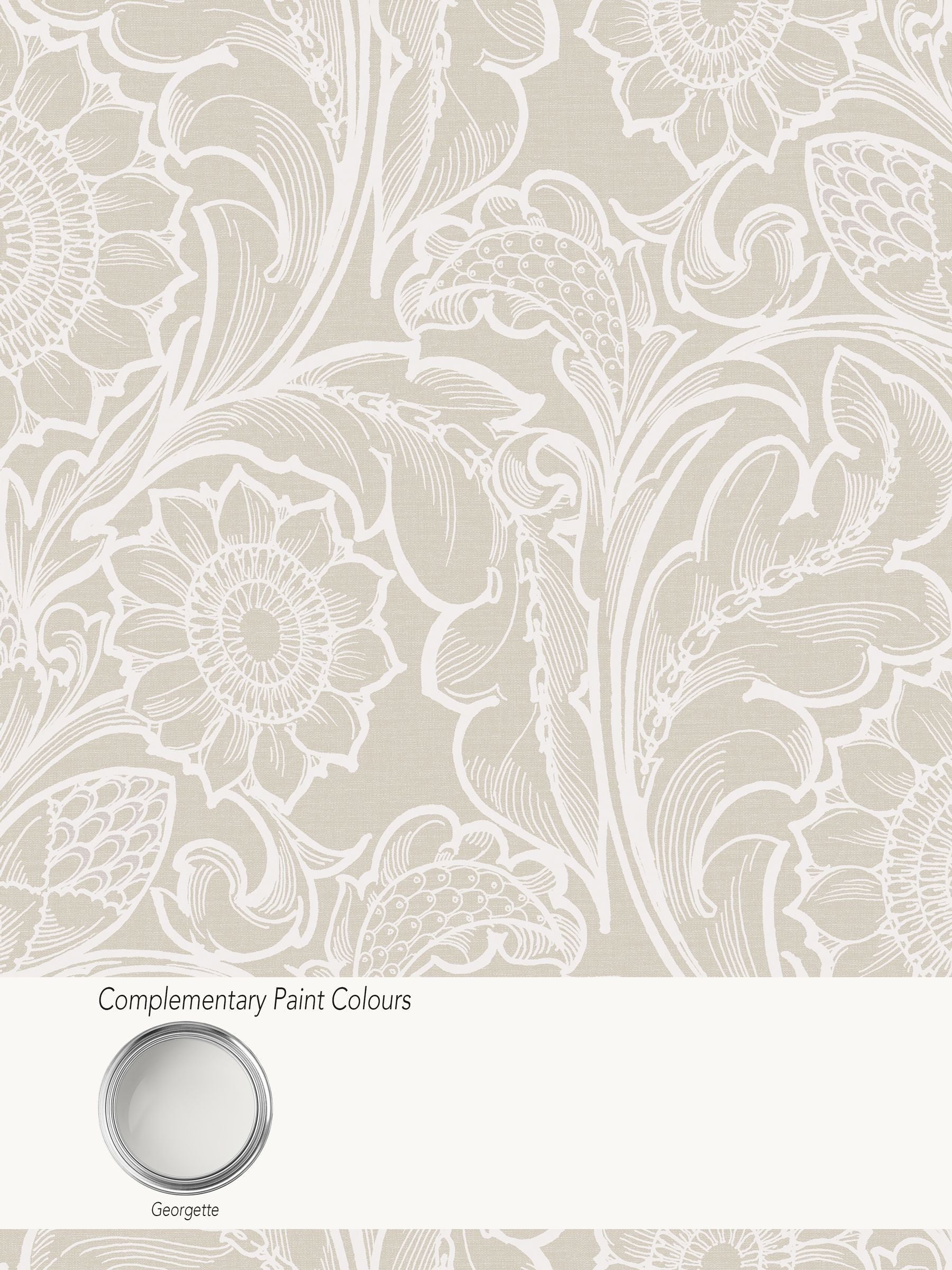Laurence Llewelyn-Bowen wallpaper Sunnyside Up floral print 10m (British brand)