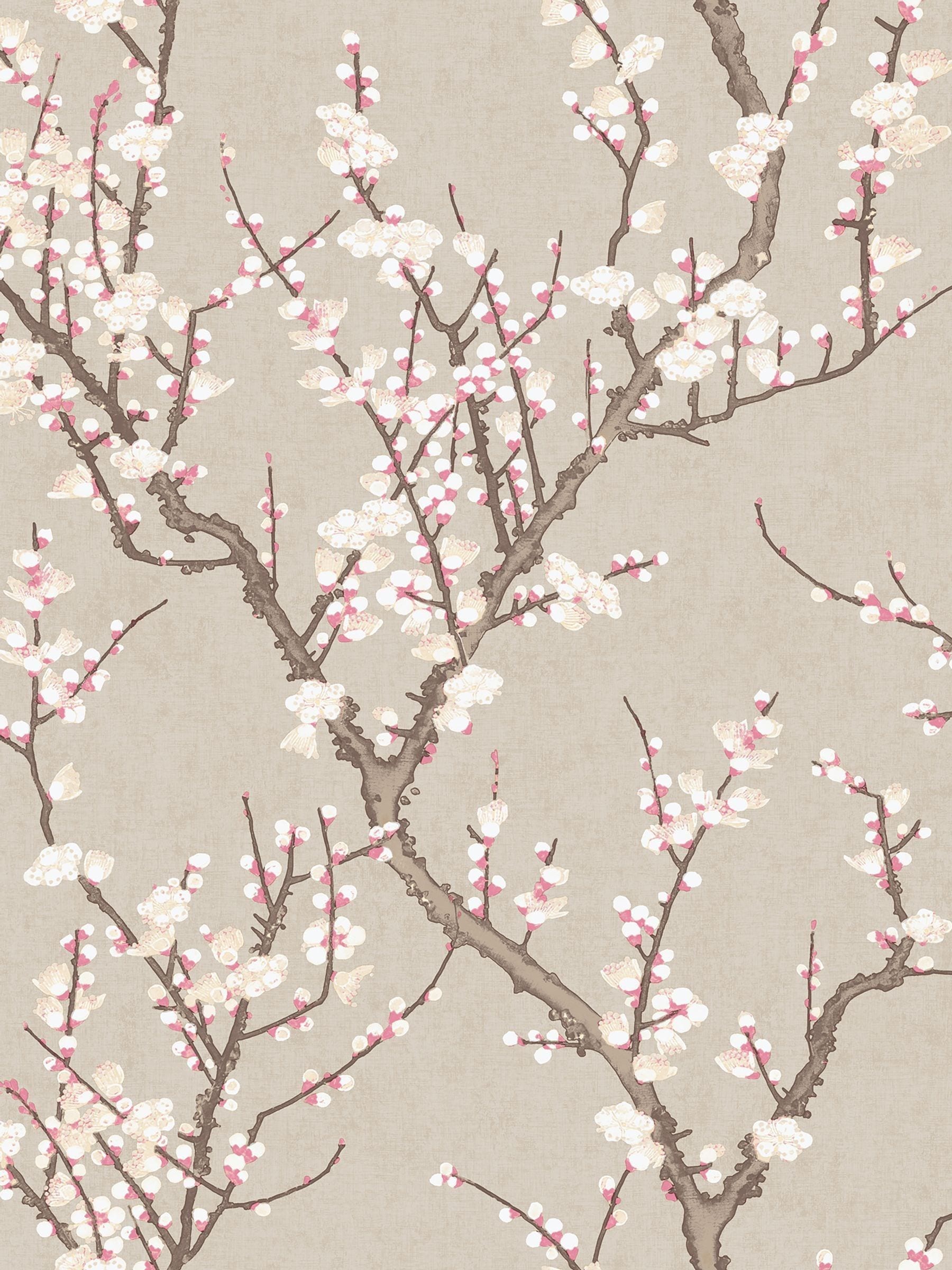 Galerie Bronze Brown Spring Blossom wallpaper 10M - British product