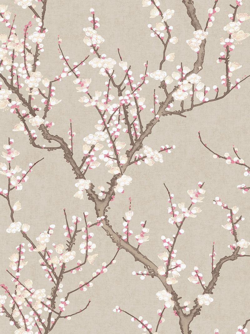 Galerie Bronze Brown Spring Blossom wallpaper 10M - British product