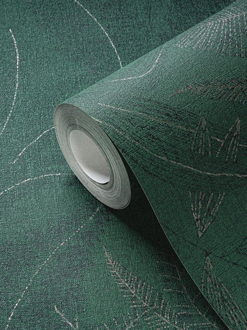 Galerie Green Welcome Home Tree Leaf wallpaper 10m - British product