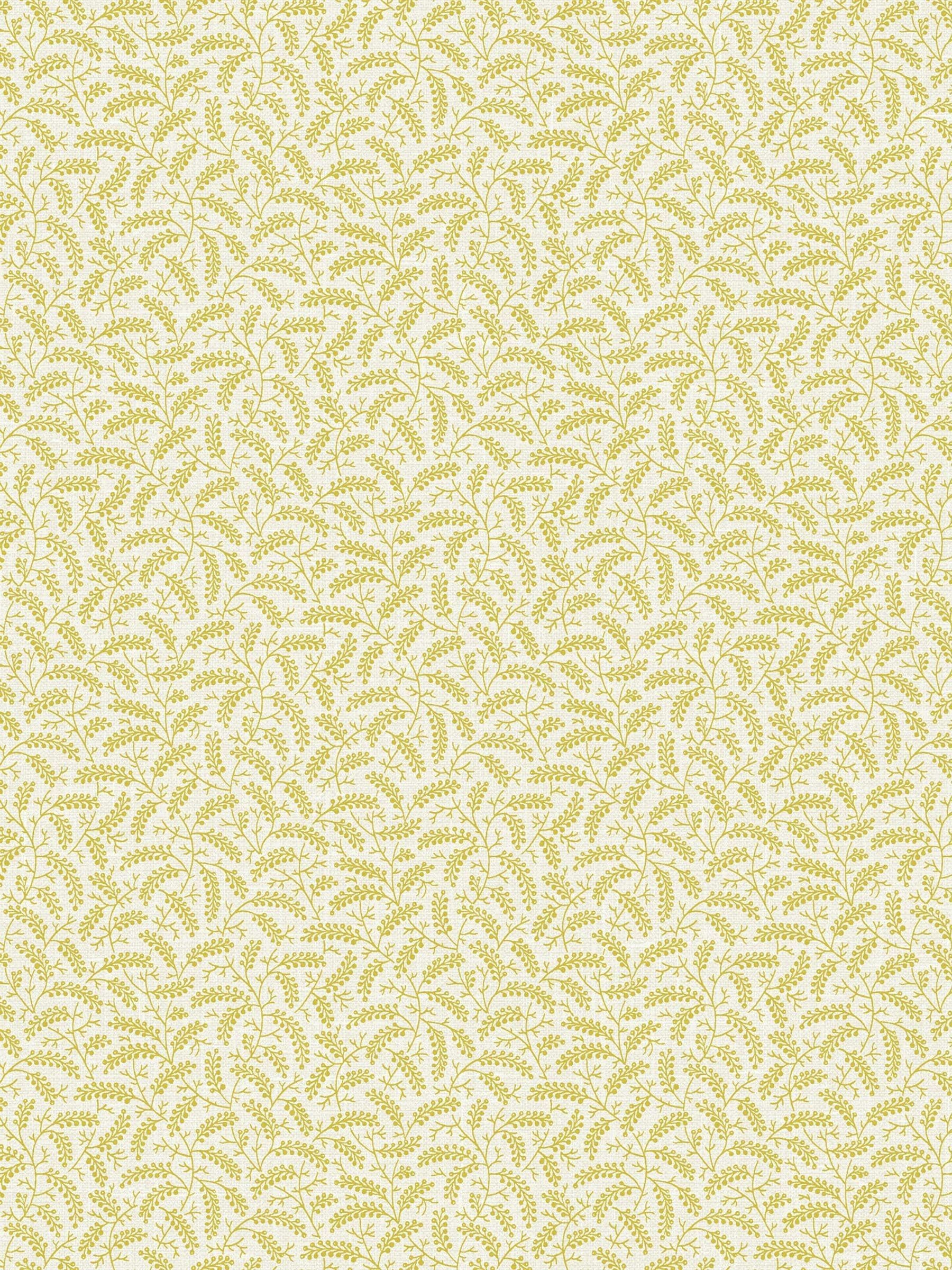 Galerie yellow French country leaf wallpaper 10m (British brand)