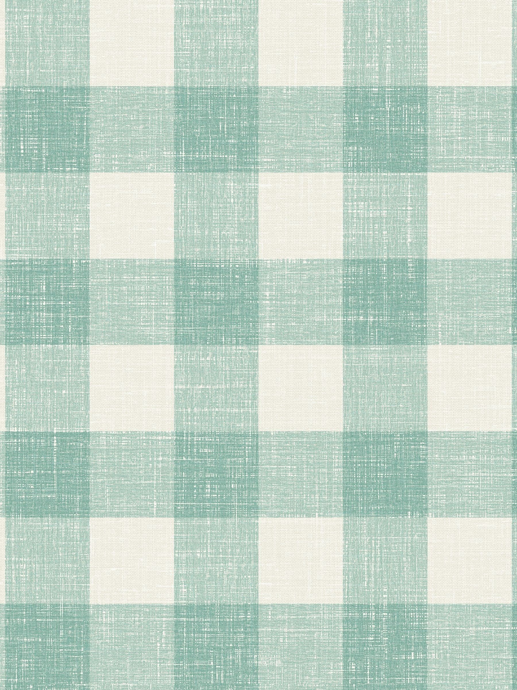Galerie Blue French Country Plaid wallpaper 10M, UK version