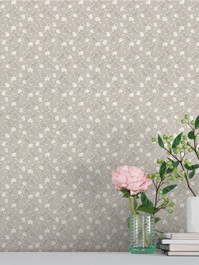 Galerie Blue Spring Blossom Floral Print Wallpaper 10m