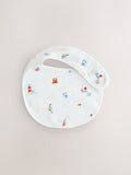 Blue Nautical baby hat and bib set 0-18mths - British product