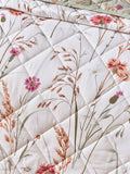 Catherine Lansfield brushed cotton bedspread floral print, imported from the UK