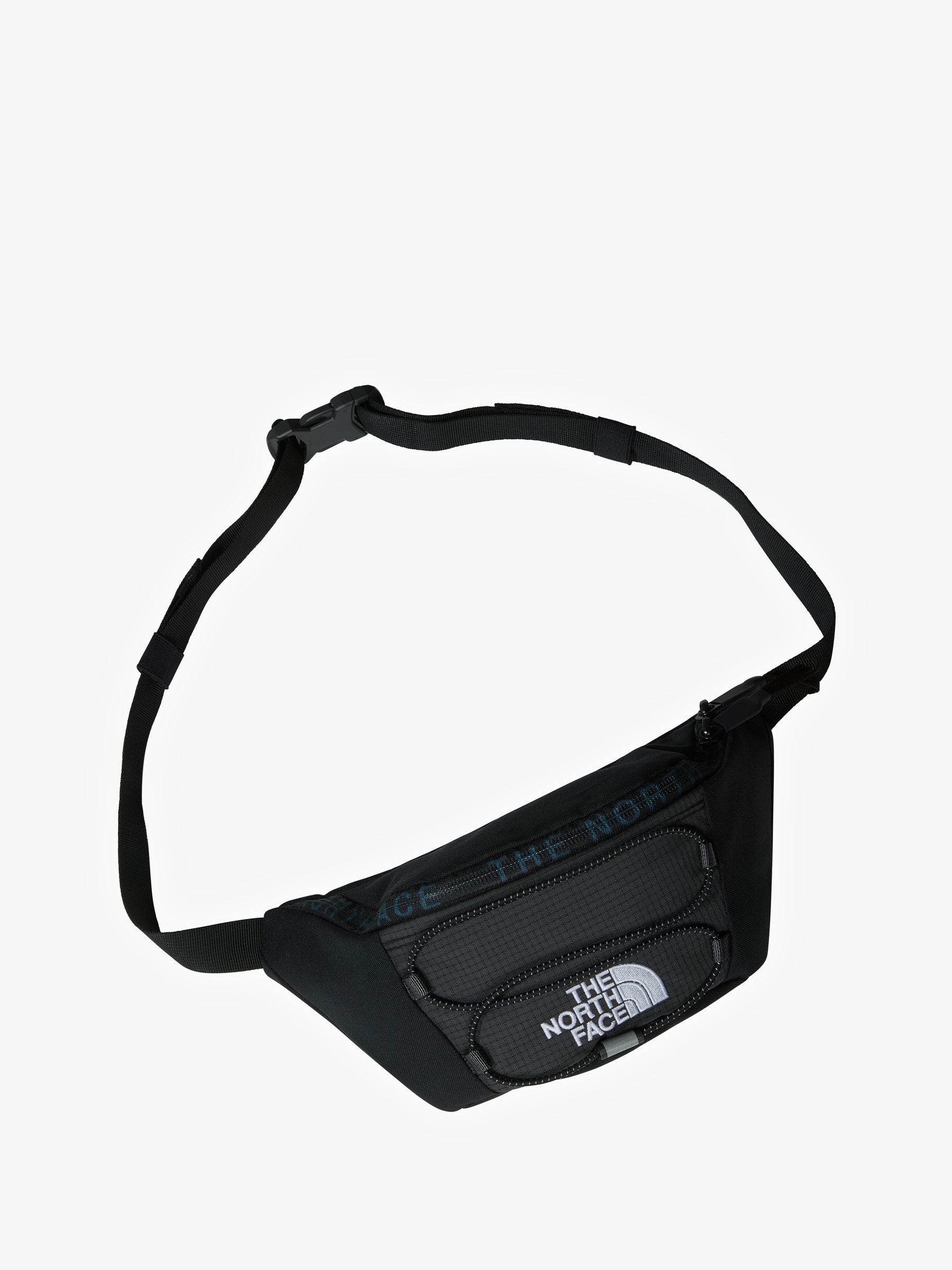 The North Face Jester lumbar cross-body bag black 28cm (British brand)