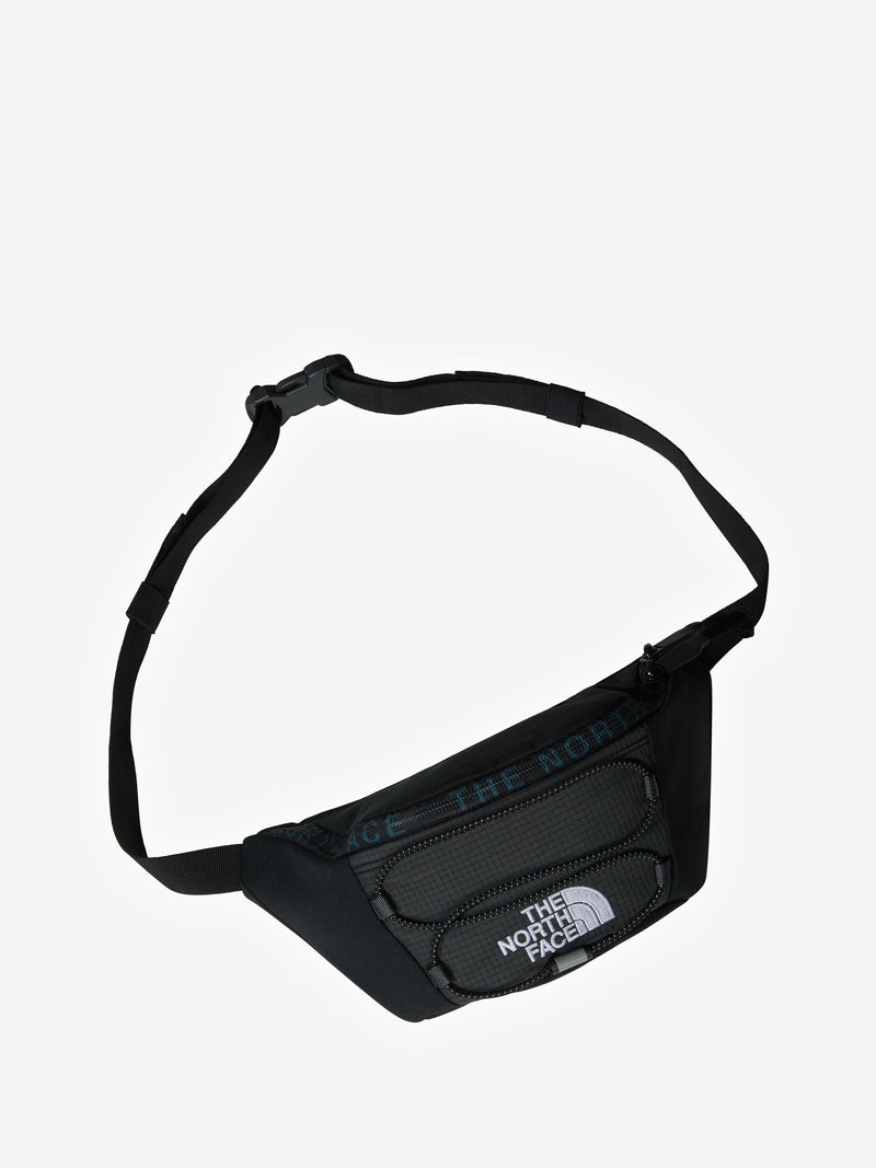 The North Face Jester lumbar cross-body bag black 28cm (British brand)