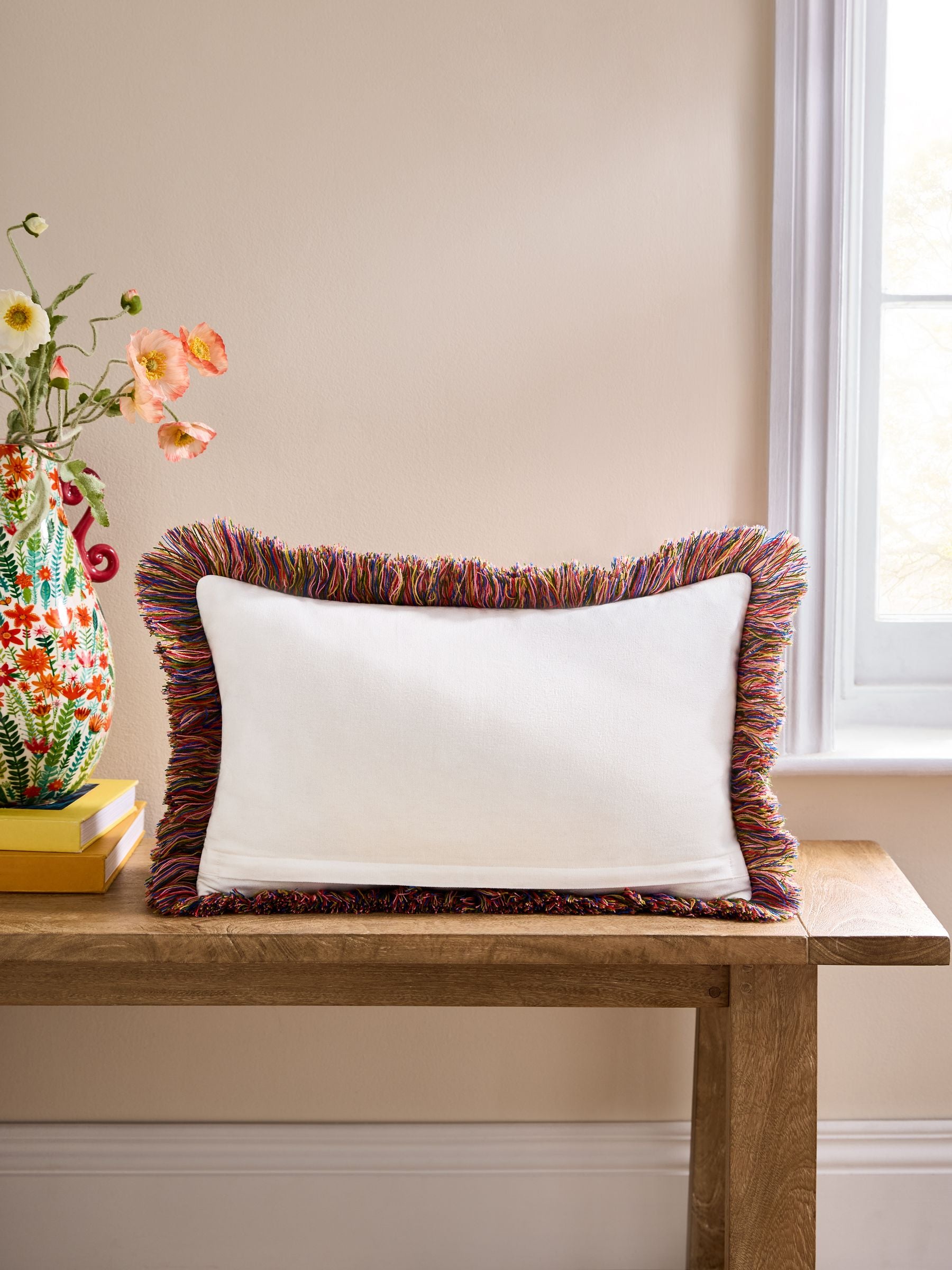 Lucy Tiffney floral cushion 30x50cm (British brand)