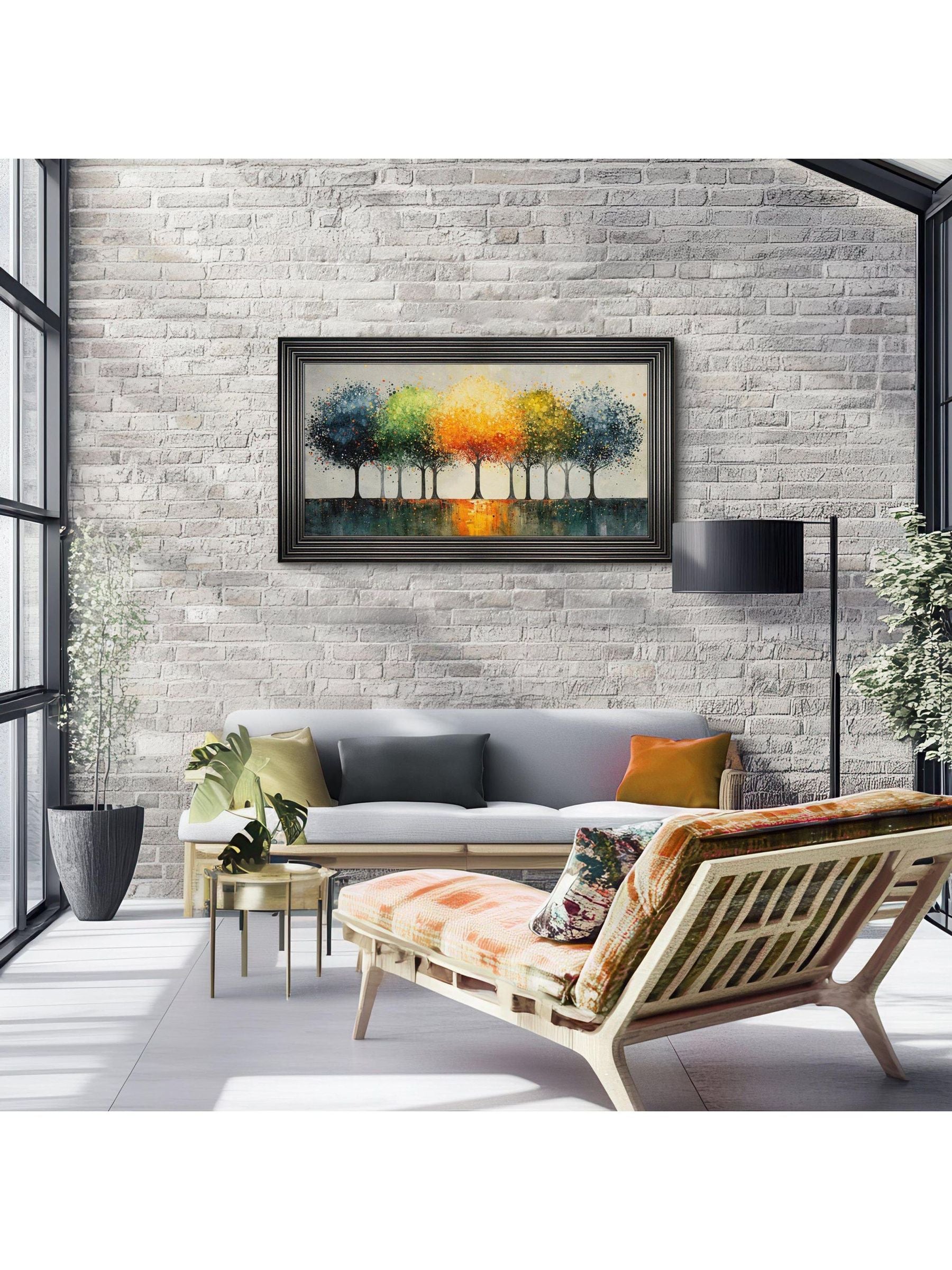 Art Marketing multicoloured canopy wall art 78x138cm - British product