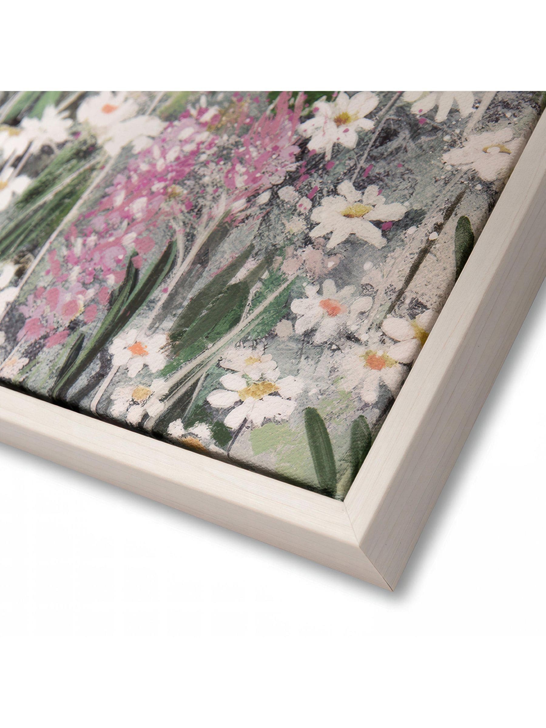 Art Marketing multicoloured floral cascade wall art imported from the UK