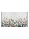 Art Marketing multicoloured floral cascade wall art imported from the UK