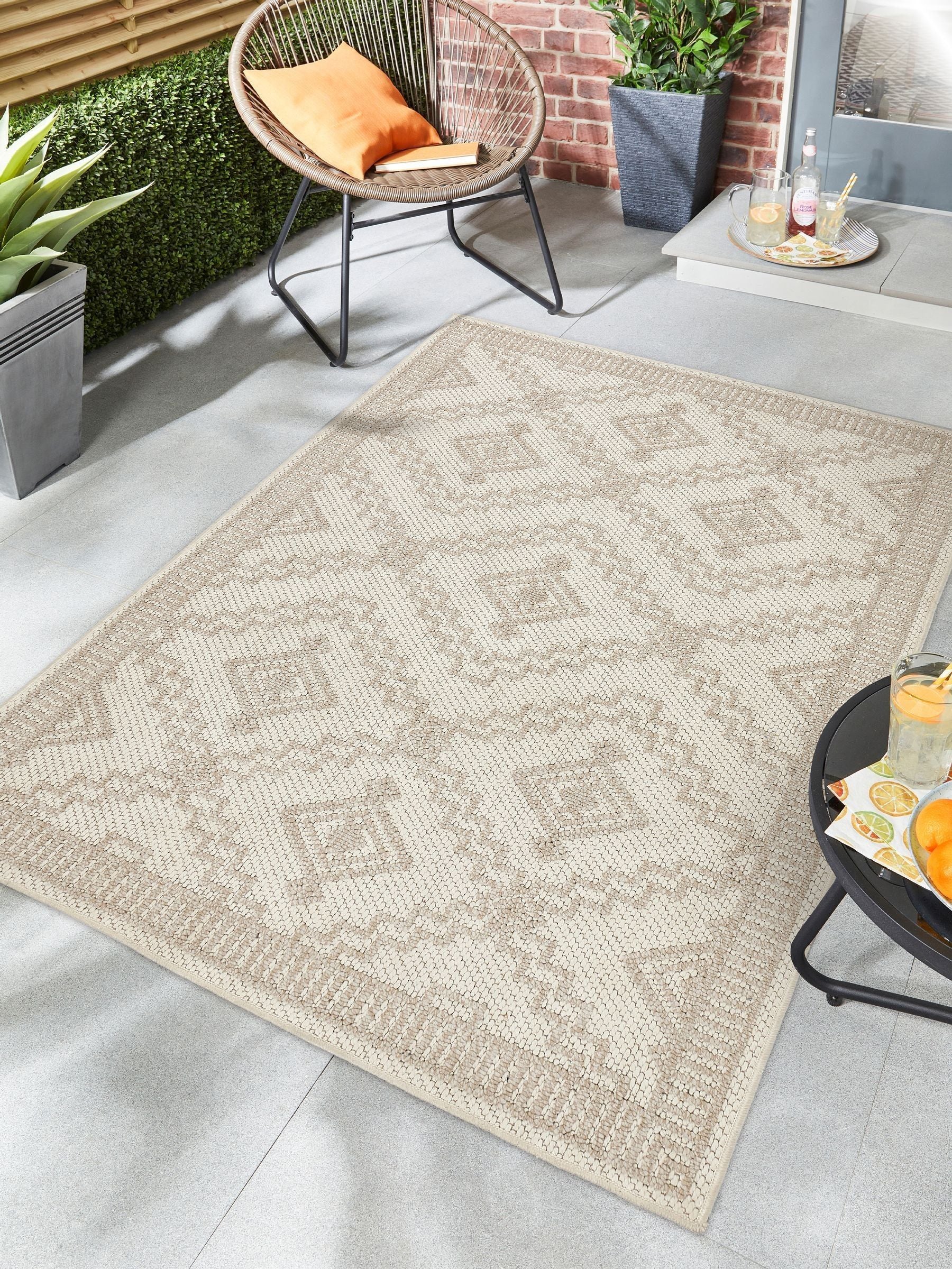 Origin Rugs Cream Atlas Diamond Rug