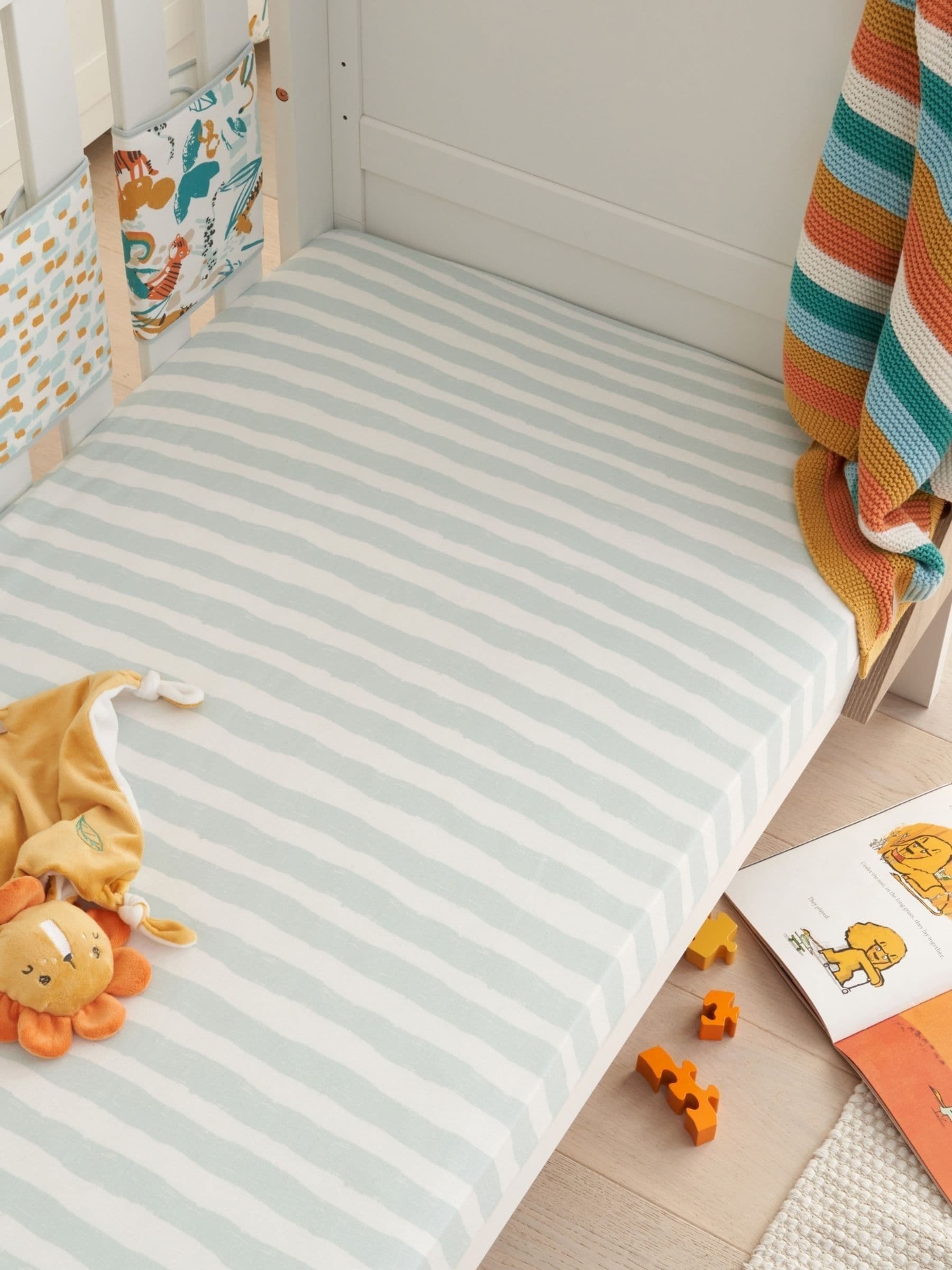 Tutti Bambini cot fitted sheets 2 pack (British brand)