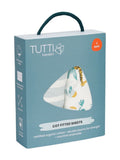 Tutti Bambini 2 Pack Jungle Orange Cot Bed Fitted Sheets