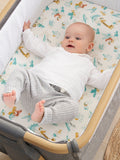 Fitted Crib Sheets Pack of 2 – Jersey Cotton – 53-90 cm Mattress Fit