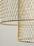 BHS Gold Georgia Mesh Pendant Light (British brand)