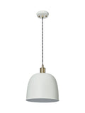 BHS Dale Galley ceiling pendant satin ivory ant brass - British product