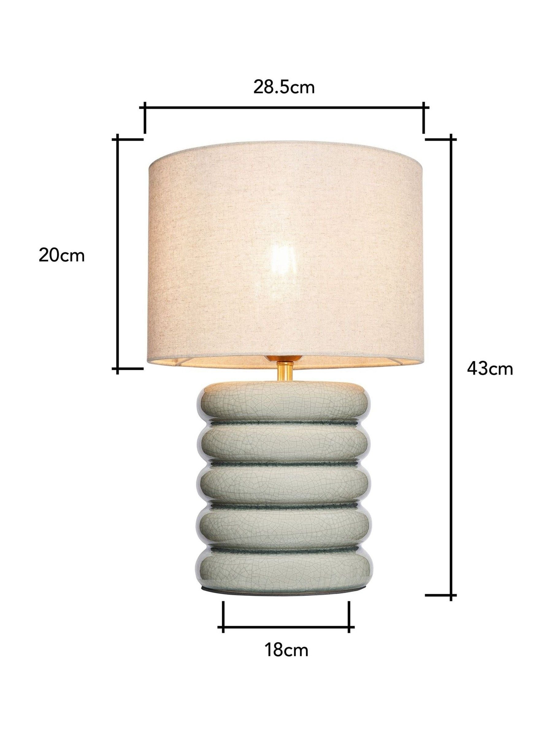 BHS Flump table lamp in blue (British brand)