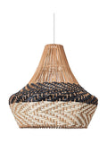BHS ceiling light mixed coloured rattan shade 45cm - British product