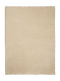 Appletree Natural Ashford Check Sherpa Reverse throw 150x200cm (British brand)