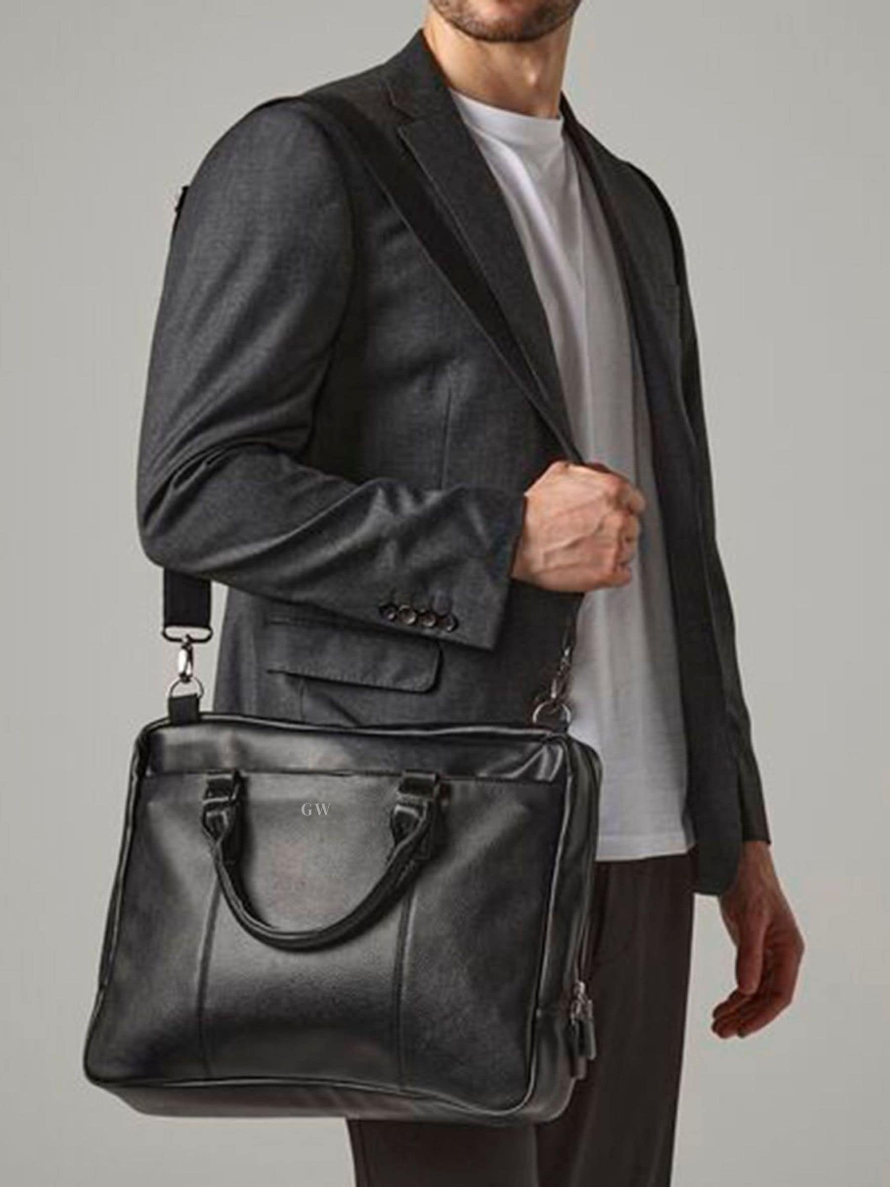 Koko Blossom personalised laptop bag with initials, UK version