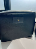 Koko Blossom personalised leather wash bag, UK version