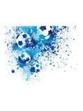 Origin Murals wall mural pink girls football 3.5x2.8M - British product