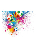 Origin Murals Multi Football Splash wall mural 3.5m x 2.8m, UK version