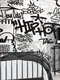 Origin Murals black white mono graffiti wall mural 3.5M x 2.8M - British product