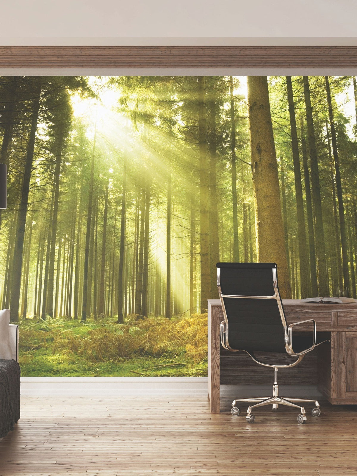 Origin Murals Evergreen Spruce wall mural 3.5M x 2.8M (British brand)