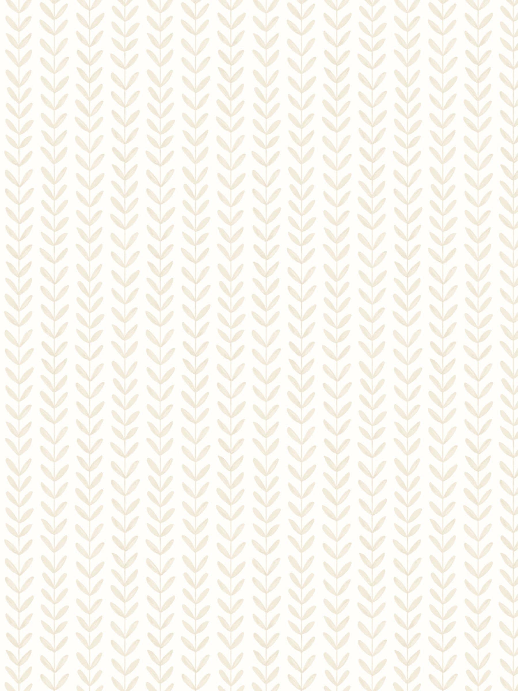Hoopla Walls Linen Ditsy Leaf Stripe A4 Wallpaper Sample