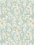 Hoopla Walls Stone Floral Print Trail A4 Wallpaper Sample
