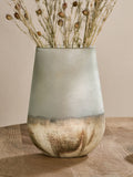 Nkuku Smoke Ngolo glass vase 28cm, imported from the UK