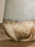 Nkuku Smoke Ngolo glass vase 28cm, imported from the UK