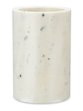 Nkuku White Duru marble wine cooler, imported from the UK