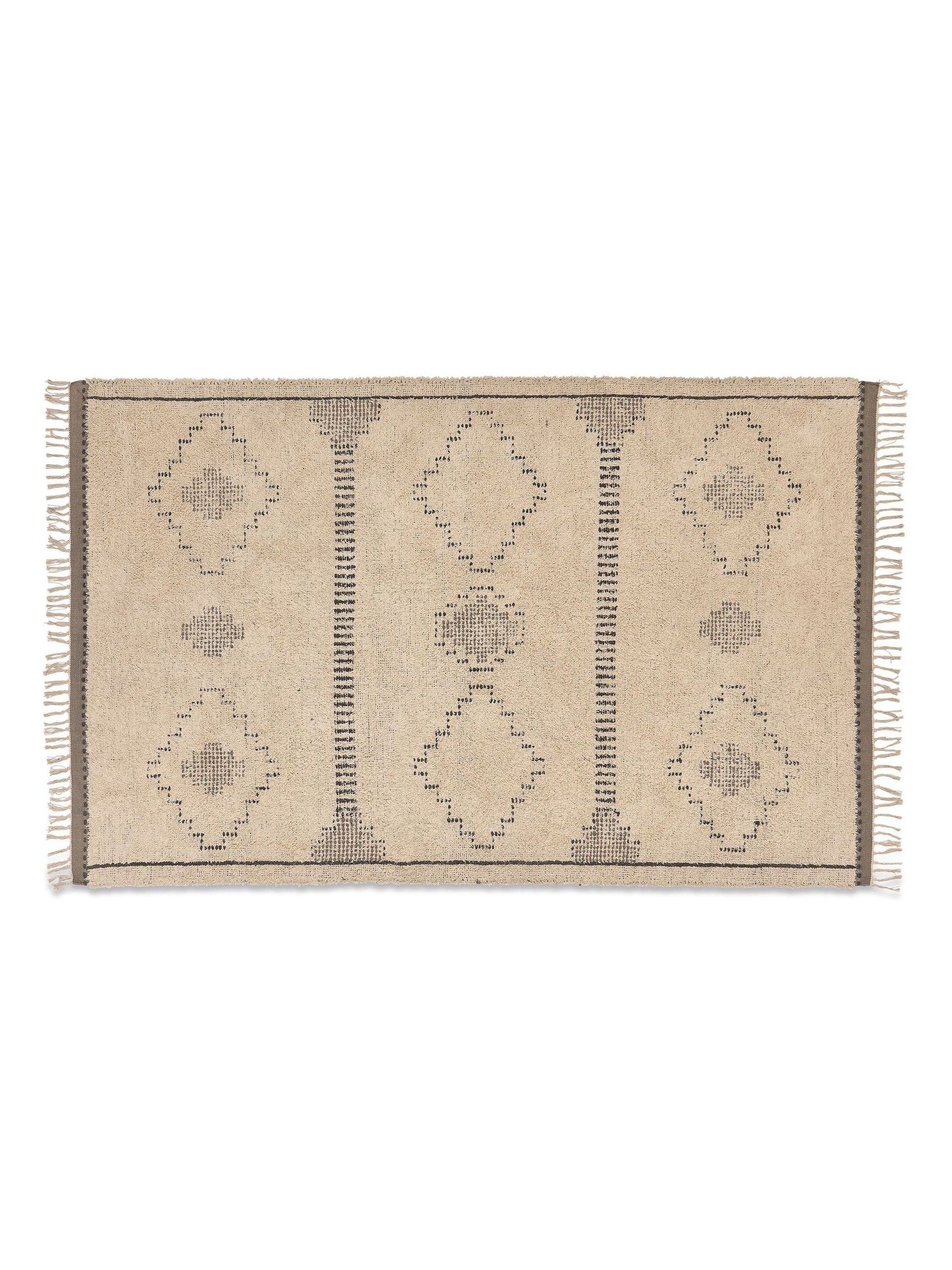 Nkuku Natural Mureu rug 120cm - British product