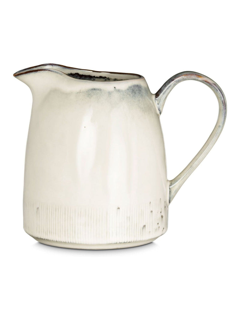 Nkuku cream Malia stoneware jug, UK version
