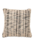 Nkuku white Mika square cushion cover 50cm, imported from the UK