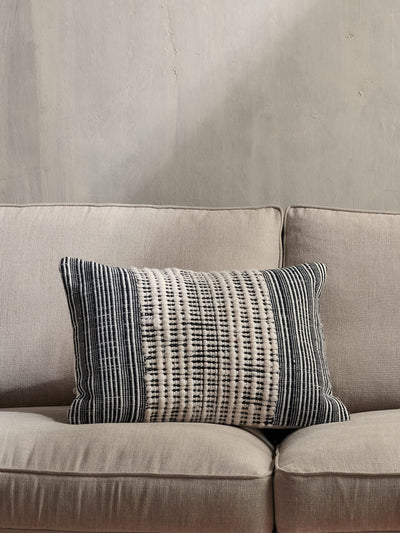 Next Nkuku White Mika Rectangle Cushion Cover 40cm- Buy online at McGrocer