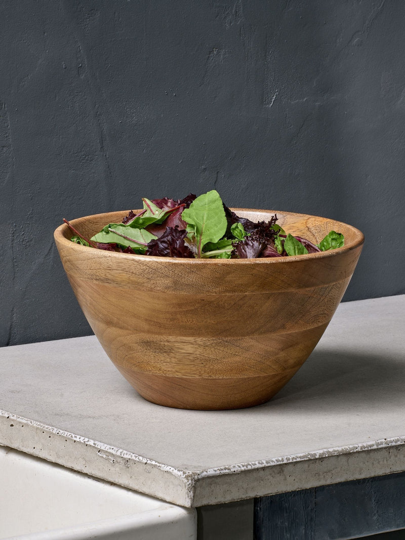 Nkuku Natural Indus wooden bowl solid mango wood - British product