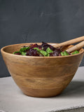 Nkuku Natural Indus wooden bowl solid mango wood - British product