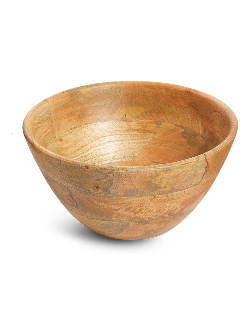Nkuku Natural Indus wooden bowl solid mango wood - British product