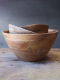 Nkuku Natural Indus wooden bowl solid mango wood - British product