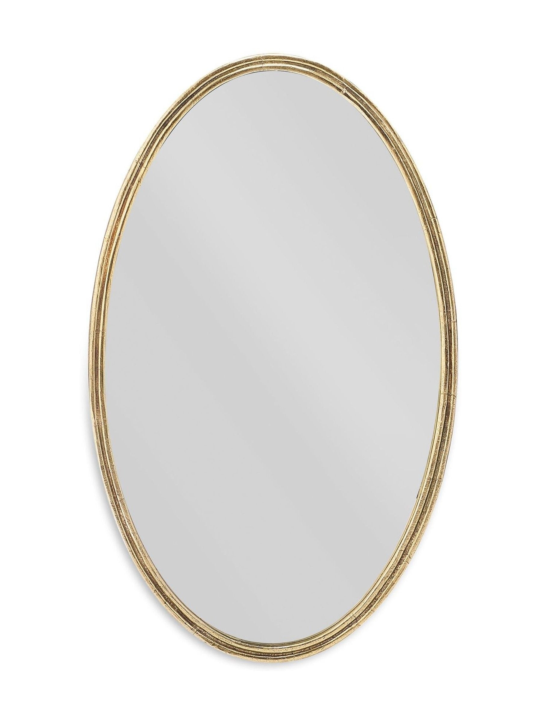 Nkuku Brass Almora Oval Mirror