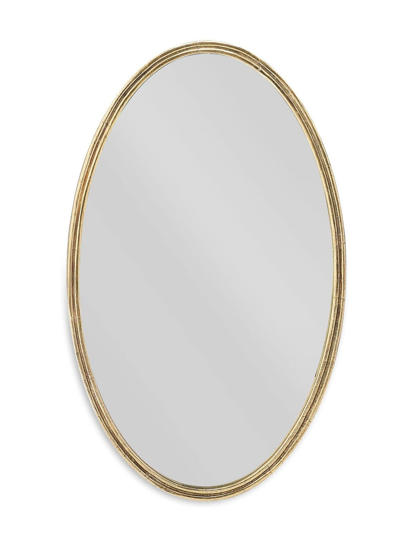 Nkuku Brass Almora Oval Mirror