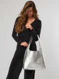 Pure Luxuries London Nina Shoulder Bag Black